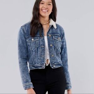 Hollister Sherpa Lined Jean Jacket